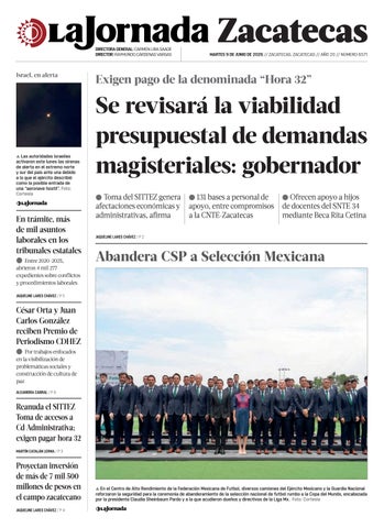 La Jornada Zacatecas 09 de Junio de 2026