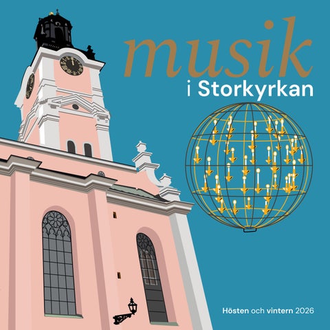 Musik i Storkyrkan hösten och vintern 2026