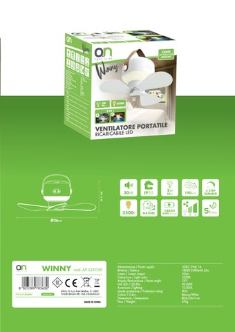 CATALOGO VENTILATORI ON 第 3 页