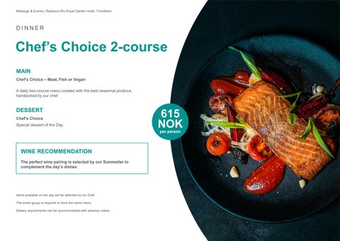 Radisson Blu Royal 庭院 酒店 Trondheim - Good Food - English 第 15 页