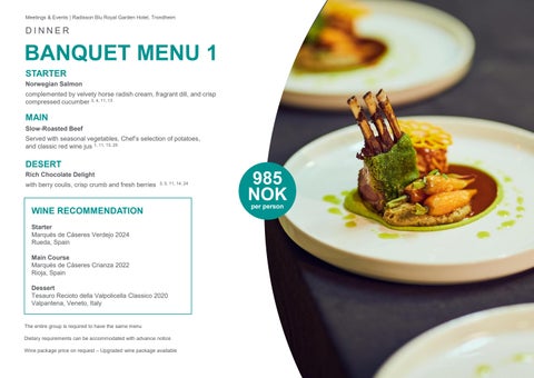 Radisson Blu Royal 庭院 酒店 Trondheim - Good Food - English 第 17 页