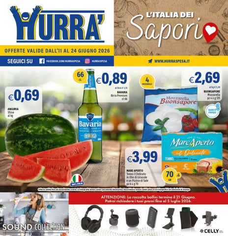Volantino Hurrà (11 - 24 giugno 2026)