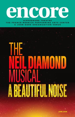 Baltimore Hippodrome Theatre, A Beautiful Noise, June 2026