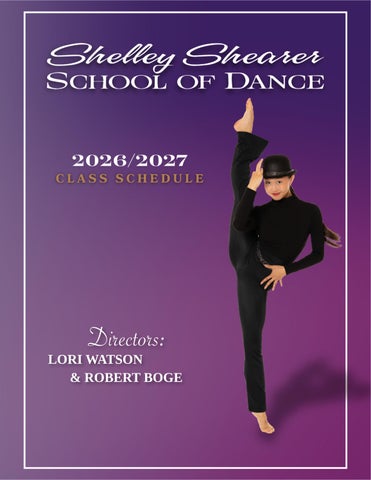 Shelley Shearer School of Dance | 2026/2027 Schedule