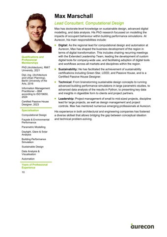 Aurecon CV