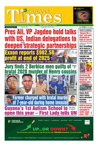 Guyana Times - Wednesday, June 10, 2026