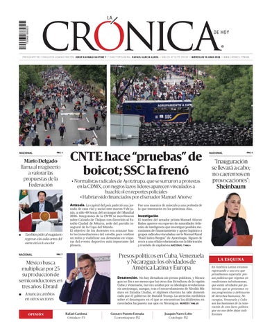 La Crónica de Hoy 10-06-2026