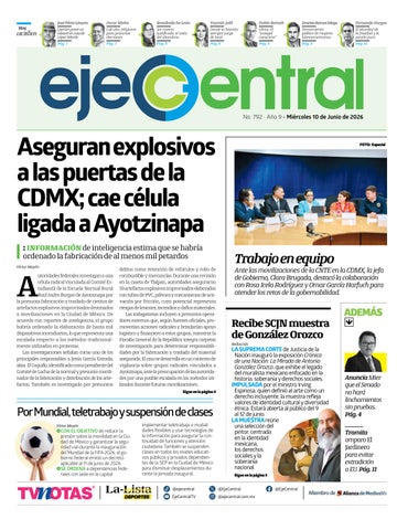 EjeCentral Diario | 10 de junio de 2026