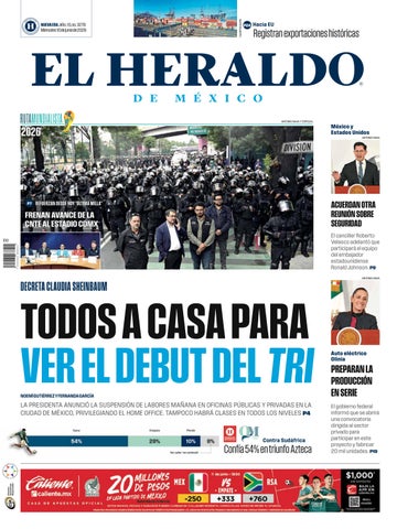 Edición impresa. Miércoles 10 de junio de 2026