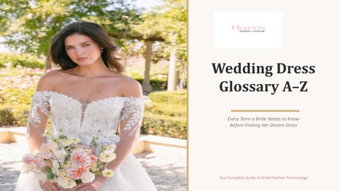 Speak the Language of Bridal Fashion 