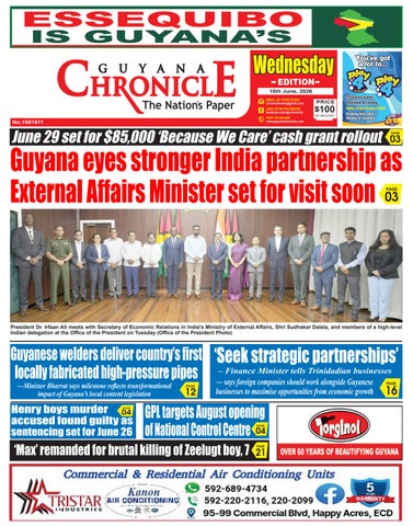Guyana Chronicle E-Paper 10-06-2026