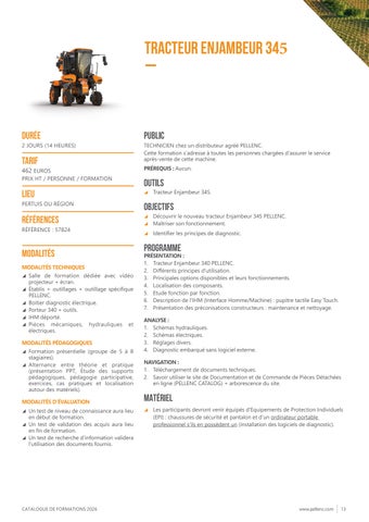 PELLENC 灯饰目录 德文 formations 2026 第 11 页