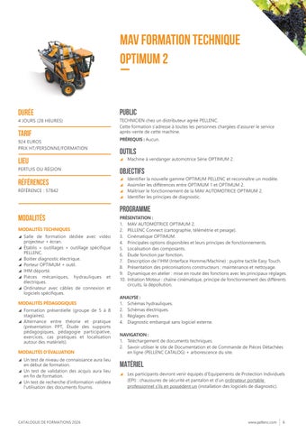 PELLENC 灯饰目录 德文 formations 2026 第 6 页