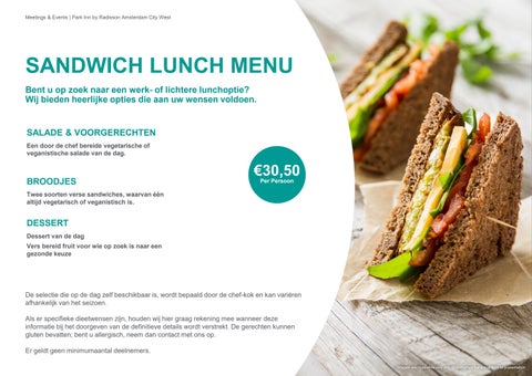 Radisson Amsterdam City West - Good Food - Dutch 家具目录 · Park Inn by 第 11 页