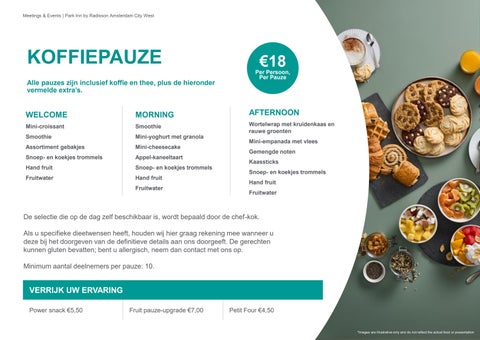 Radisson Amsterdam City West - Good Food - Dutch 家具目录 · Park Inn by 第 8 页