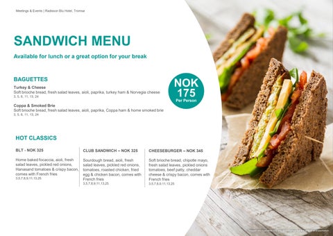 Radissson Blu 酒店 Tromsö - Good Food - English 第 11 页