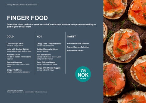 Radissson Blu 酒店 Tromsö - Good Food - English 第 22 页