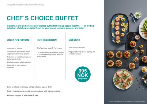 Radisson Blu Atlantic 酒店 Stavanger - Good Food - English 第 13 页