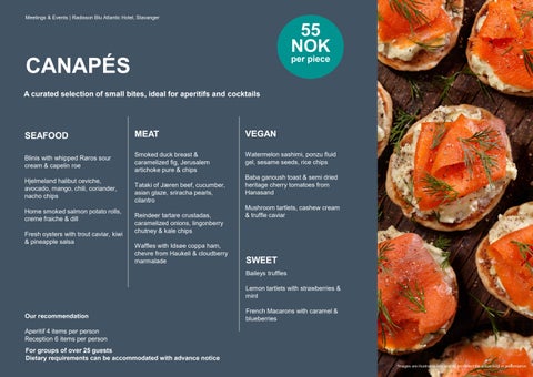 Radisson Blu Atlantic 酒店 Stavanger - Good Food - English 第 21 页