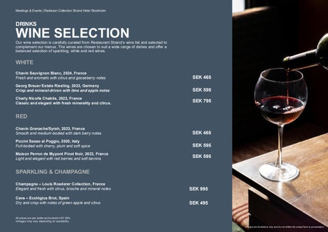 Radisson 家具产品集 Strand 酒店 , Stockholm - Good Food - English 第 20 页
