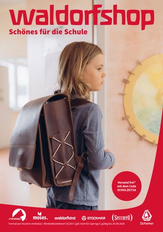 Waldorfshop - Schönes Für die Schule 2026