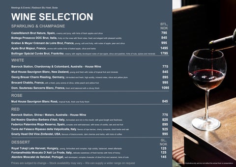 Radisson Blu 酒店 Bodö - Good Food - English 第 24 页