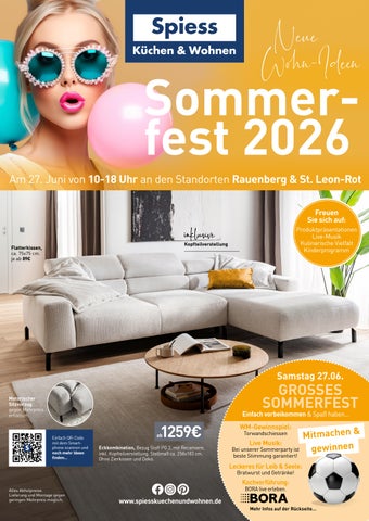 Spiess Küche und Wohnen - Sommerfest 2026