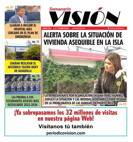 Periódico Visión E-1856 • 11 al 17 de junio de 2026