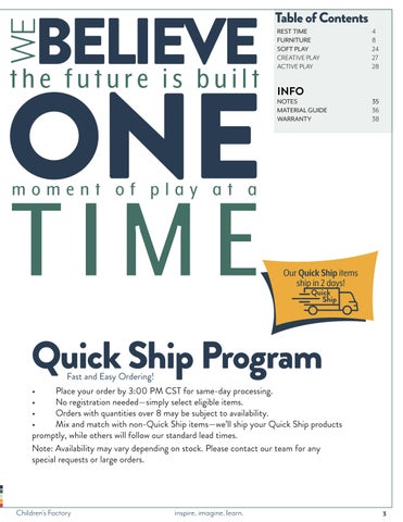 Children's Factory 2026 Quick Ship 家具目录 第 3 页