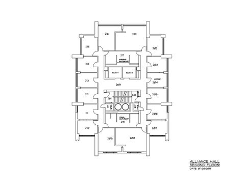 Alliance Hall Floor Plan - Hofstra University