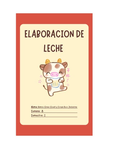 ELABORACIÓN DE LECHE 2
