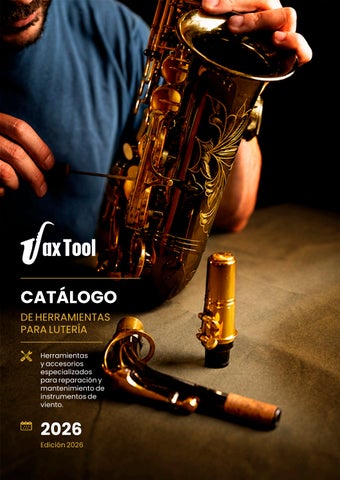 SaxTool Catálogo edición 2026