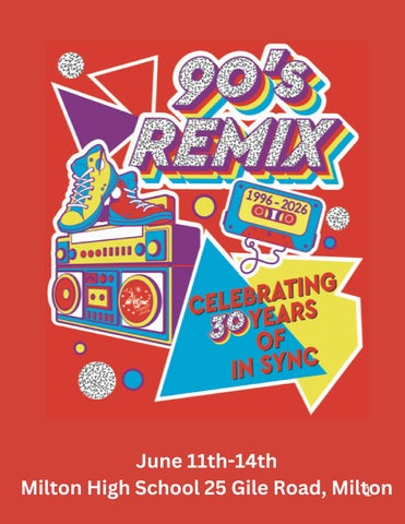 2026 90s remix Recital Program