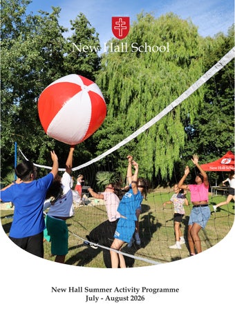 New Hall Summer Activity Programme 2026
