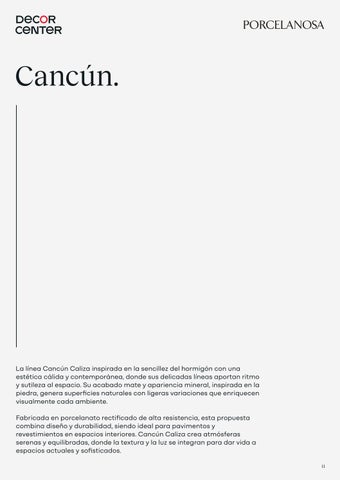PORCELANOSA MARCA EXCLUSIVA 软装 CENTER 第 11 页