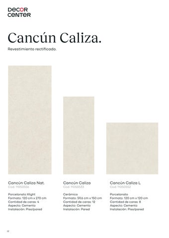 PORCELANOSA MARCA EXCLUSIVA 软装 CENTER 第 12 页