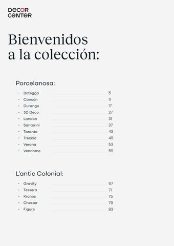 PORCELANOSA MARCA EXCLUSIVA 软装 CENTER 第 3 页