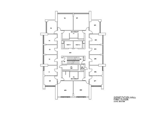 Constitution Hall Floor Plan - Hofstra University