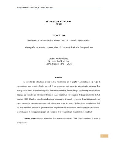 Monografia_Subneteo