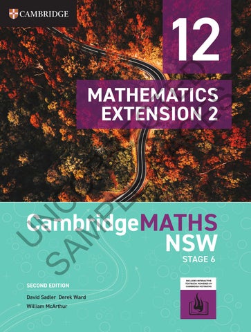 CambridgeMATHS NSW Stage 6 12 Ext. 2 – full uncorrected sample pages