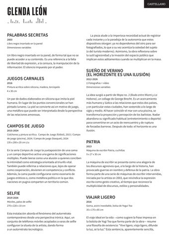 Glenda León - Cartelas para QR