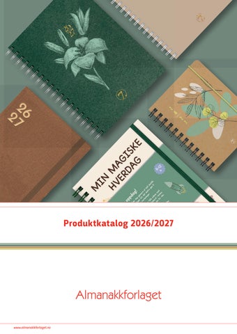 Almanakkforlaget Katalog 2027 Redusert