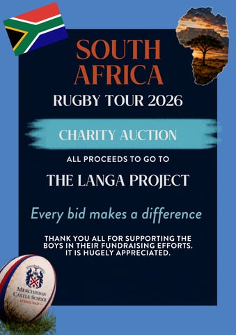 Online Auction Catalogue - South African Rugby Tour 2026