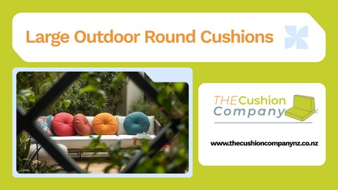 Outdoor Round Cushions for Stylish Sun Lounges & Daybeds NZ