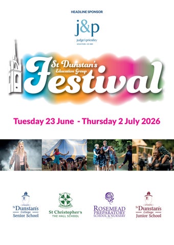 St Dunstan's Education Group Festival 2026