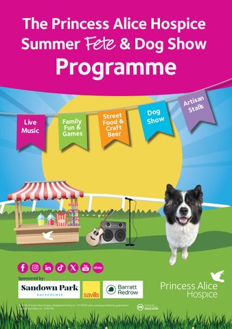 Summer Fete and Dog Show Programme 2026