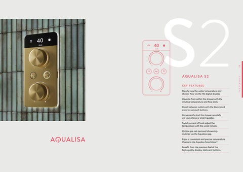 Aqualisa S 家具系列 手册 第 18 页