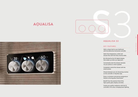 Aqualisa S 家具系列 手册 第 23 页