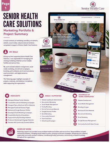 SHCS Portfolio