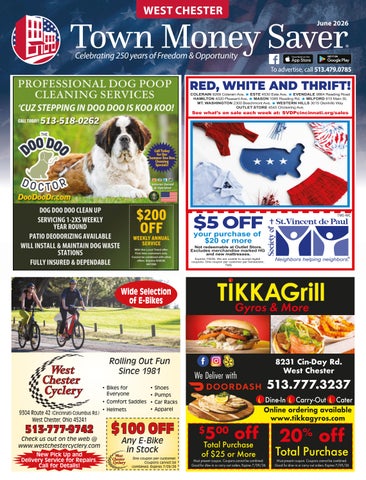 West Chester Town Money Saver | June 2026